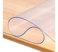 WUZMING 3 Mm D'épaisseur Nappe Transparente PVC Accueil Nappe Étanche Bureau Protecteur De Bureau Aucune Odeur De Plastique, 36 Tailles (Color : 3mm, Size : 100x280cm)