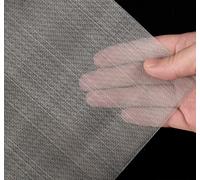 WUZMING Grillage en Acier Inoxydable 80 Mesh Grillage Fine Maille INOX Maille en Acier Grillage Filtre Maille D'aération pour Fenêtres, Porte, Filtre (Color : Silver, Size : 1x2m)