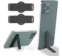 WUZMINR Lot de 2 supports pour smartphone avec rotation à 360 ° et support horizontal réglable avec ruban adhésif 3M compatible iPhone/Android/iPad, etc. 4-8"