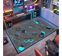 Wuzqju Tapis de Chaise Gaming Antidérapant Tapis Protection Sol Chaise Bureau Tapis de sous-Chaise de Bureau Tapis de Sol Gamer Tapis de Chaise Roulante pour stratifié parquet sols durs 80 x 100 cm