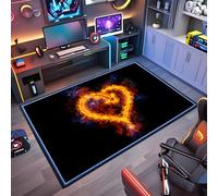 Wuzqju Tapis de Chaise Gaming Tapis Protège-Sol pour Chaise de Bureau Tapis de Protection de Sol pour Sols Durs Tapis de Chaise de Bureau Antidérapant pour Stratifié Parquet Carrelage 70 x 100 cm