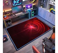 Wuzqju Tapis de Sol Gamer Antidérapant Tapis de Chaise Bureau Gaming Tapis protège-Sol Tapis Chaise de Bureau Tapis de Sol Bureau Tissu pour sols durs parquet stratifié carrelage 160 x 200 cm