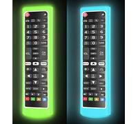 WUZUN Lot de 2 Étui de Protection en Silicone pour Télécommande LG AKB75095307 AKB75095308 AKB74915305,Antichoc Anti-perte Boîtier de Protection pour Télécommande LG Smart TV (Lueur Bleu + Lueur Vert)