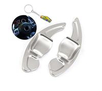 WUZUTU Extension de palettes de changement de vitesse de volant compatible avec VW Golf5 Golf6 Eos Jetta Passat B6 B7 3C CC Polo 6R Sharan pour Seat Leon Métal Paddle Shifter Extensions Accessoires