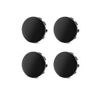 WUZUTU Lot de 4 cache-moyeux de voiture, diamètre extérieur 56 mm, ID 54 mm, cache-moyeux ABS, décoration de pneus anti-poussière (noir)
