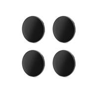WUZUTU Lot de 4 enjoliveurs universels en ABS - Diamètre intérieur : 69 mm - Diamètre : 56 mm - Idéaux pour Audi - Installation facile - Noir