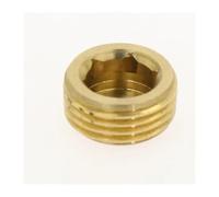 WVAIUPIX 1 embout de tuyau à tête hexagonale en laiton de 0,3 cm, 1/4", 3/8", 1/2", 3/4", adaptateur de connecteur fileté mâle femelle (prise, 1,9 cm)