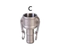 WVAIUPIX 304 316 Adaptateur de raccord à camlock femelle mâle BSP femelle 1,27 cm, 3/4", 2,5 cm, 5,1 cm à 10,2 cm