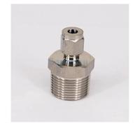 WVAIUPIX Raccord de tube O/D 6/8/0/12/14/16/18/20/22/25 mm - Raccord de tube BSPT mâle en acier inoxydable 304 (14 mm)