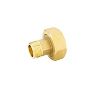WVAIUPIX Raccord en laiton 1/2 3/4 2,5 cm 5,1 cm femelle vers mâle BSPP filetage hexagonal réducteur raccord épaississant adaptateur de gaz dN32F-DN25M