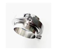 WVAIUPIX Tri collier de serrage de 6,3 cm x tuyau de 60 mm OD en acier inoxydable, 2 viroles de soudure SS304 + 1 pince SS304 + 1 joint en silicone