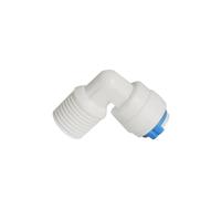 WVAIUPIX Tube coudé 0,6 cm OD Quick Pushfit - Raccord mâle 6,35 mm pour aquarium RO Filtre à eau Système d'osmose inverse