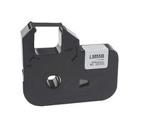 WVGFAUXA Ruban Encreur Noir, Cartouche for Imprimante D'étiquettes for Tuyaux PVC, Compatible avec Les Modèles LK-320, LK-340 Et LK-360.(LM55B Black)