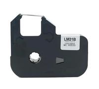 WVGFAUXA Ruban Encreur Noir, Cartouche for Imprimante D'étiquettes for Tuyaux PVC, Compatible avec Les Modèles LK-320, LK-340 Et LK-360.(LM31B Black)