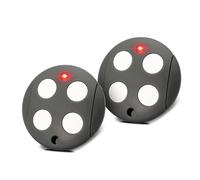 Wvoillty 433,92 MHz Telecommande Portail, Lot de 2 Telecommande Porte de Garage Compatible avec Telecommande Mhouse GTX4, Rolling Code, 4 Canaux