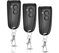 Wvoillty 433,92 MHz Telecommande Porte Garage, 2 Boutons Telecommande Portail, Compatible Avec Ecostar RSC2, RSE2 Telecommande, Compatible Avec Liftronic 500, 700, 800 Porte de Garage(3 Piece)