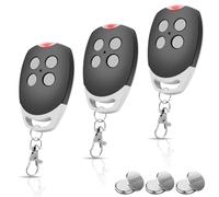 Wvoillty 433,92 MHz Télécommande pour porte garage, Remplacement pour Ditec GOL4, BIXLP2, BIXLS2, BIXLG4, Télécommande 4 canaux, Code tournant, 3 Pièces