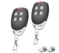 Wvoillty 433,92 MHz Télécommande Pour Porte Garage, Remplacement Pour Ditec GOL4, BIXLP2, BIXLS2, BIXLG4, Télécommande 4 Canaux, Code Tournant, 2 Pièces