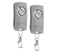 Wvoillty Lot de 2 Remplacement Pour Télécommande Ecostar RSC2, RSE2, 433.92 MHz Télécommande d'ouverture de Porte Garage 2 Canaux, Pour Porte de Garage Liftronic 500, 700, 800