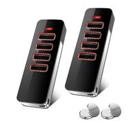 Wvoillty Lot de 2 Télécommande porte de garage 868 MHz - Télécommande à 4 Canaux - Compatible avec Sommer 4018V000, 4015862001900, S10019-00001 - Rolling Code