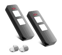 Wvoillty Lot de 2 Télécommande Pour Porte de Garage 868 MHz - 2 Canaux - Compatible avec Sommer S10019-00001, 4018V000, 4019V000 - Rolling Code