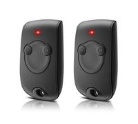 Wvoillty Lot de 2 télécommandes 433 MHz - 2 canaux - Compatible avec 1841026 Keytis 2 RTS - Code tournant