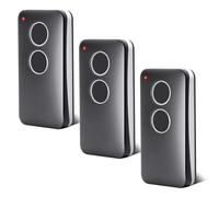Wvoillty Lot de 3 Telecommandes pour Porte de Garage - 433,92 MHz - 2 Canaux - Compatible avec V2 PHOX 2, V2 PHOX4, V2 TRC4,V2 TSC4, V2 Phoenix 2, V2 Phoenix 4, Rolling Code