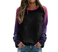 WVONIF Pull Femme T-Shirts en Dentelle Patchwork pour Femmes Chemises à Manches Longues Chemisier Voir à Travers Les Chemises Sexy Col en V Broderie Évider Tops Pull Casual Imprimé Floral Top