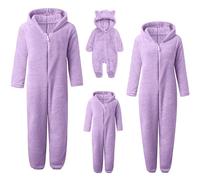 WVONIF Pyjama Noel Combinaison Pyjama Femme Homme Pyjamas Noel Famille Chaud Et Doux Noël Pyjamas Maison Costume Ensemble Matching Christmas Pajamas Déguisement Lutin de Noël Adulte (Vert Clair,3Y)