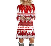 WVONIF Robe De Noel Femme Chic Mi Longue Sexy Bohème, Robe Plage Soiree Ete à Volants Fleurie Manche Courte Col en V Imprimé Floral Décontractée Blanche