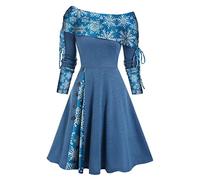 WVONIF Robe De Noël Sexy Chic Et Élégante Pour Femme - Robe Pull En Tricot à Manches Longues Et Col Roulé - Vêtements De Soirée