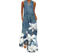 WVONIF Robe de Plage Femme été Transparente Robe Femme Soiree Chic Courte Jupe Droite Jupon Long Fille Robe Princesse Vintage Evening Dress Tutu Bleu Paon Vetement Gothique Femme Jupe