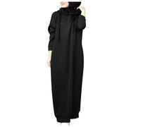WVONIF Robe de priere Femme Musulmane Blanche Robe ete Femme Longue musulmans Robe Caftan Homme Kaftan Femme marocain Velour Abaya Dubai Kimono Robe Annee 50 Note de Musique