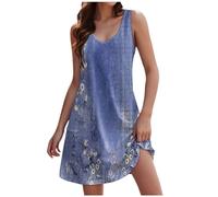 WVONIF Robe d'été Sexy Florale Bleu Robe de Soiree Femme Chic Princesse Jupe Longue Noire évasée Jupon Robe de mariée trapèze Cashmere Jumper Dress Tutu Adulte Vert Vetement ado Fille Swag Jupe