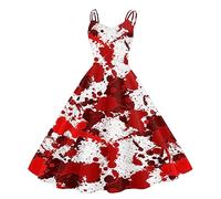 WVONIF Robe Halloween Femme Vintage Corset Renaissance Traditionnelle Irlandaise sur l'Épaule Chemise Victorienne de Bal Déguisement