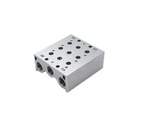 WVRWFDLW 1PCS SY7120- Collecteur d'échappement d'électrovanne SS5Y7-2F/3F/4F/5F/6F/7F Station de vanne inférieure pneumatique avec Joint(SS5Y7-20-09)