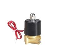 WVRWFDLW 2W025-08 1/4 "2 Positions 2 Ports électrovanne d'air 12V vanne d'eau de contrôle pneumatique, DC12v DC24v 220v(Zinc Alloy Body,AC110V)