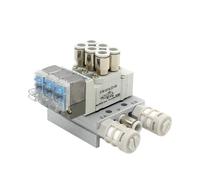 WVRWFDLW Électrovanne combinée SMC Type SY3120, vanne de Commande de Cylindre à Commande électronique Unique SY3120-5LZD-M5 SY3120-6LZD-M5(SY3120-4LZD-M5 4mm,3 Stations)