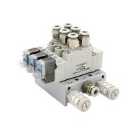WVRWFDLW Électrovanne combinée SMC Type SY5120, vanne de Commande de Cylindre à Commande électronique Unique SY5120-5LZD-01 SY5120-6LZD-01(SY5120-5LZD-01 8mm,2 Stations)