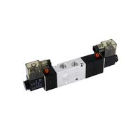 WVRWFDLW Électrovanne pneumatique à Double Bobine à Cinq Voies à Trois Positions 4V230-08 Vanne électronique 220 V Vanne de régulation 24 V(DC24V,4V230C-08)