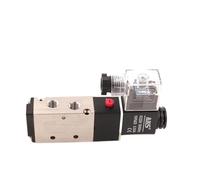 WVRWFDLW Électrovanne pneumatique électrique 4V310-08/10 Vanne magnétique à air à 3 Voies et 2 Positions Bobine CC/CA Raccords de Tuyau de Tension(V410-10,AC110V)