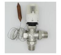 WVRWFDLW Système de Chauffage au Sol, économie d'énergie, contrôle de 30 à 70 degrés, vanne de radiateur thermostatique M30 * 1.5, vanne à Trois Voies avec télécommande(DN25)