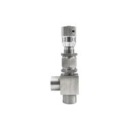 WVRWFDLW Vanne de régulation à pointeau micrométrique coudée WL94H-320P, vanne de régulation à débit Variable 32 MPA, G 1/8"" 1/4"" NPT 3/8"" 1/2"" 304 SS(G Thread,1/2 inch)