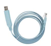 Wvxilyr 1,8M Câble de Console USB à RJ45, Console RJ45, Compatible avec Routeurs, Commutateurs, Pour Les Ingénieurs Réseau et Les Professionnels de l'informatique