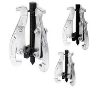 Wvxilyr 3 Pièces Extracteurs de Roulement à 3 Mâchoires, Extracteur d'engrenage à 3 mâchoires, Tailles 75mm, 100mm, 150mm, Mâchoires Réversibles pour Démontage de Roulement, Poulie et Volant Moteur