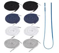 Wvxilyr 8 Pièces Cordons de Rechange de Serrage, Cordon pour Bas de Jogging, Cordon de Rechange pour Sweat à Capuche, Cordons de Rechange Universels pour Vêtements, pour Pantalons, Sweats à Capuche