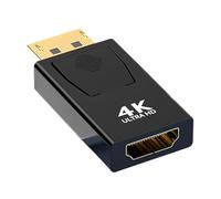 Wvxilyr Adaptateur DisplayPort vers HDMI 4K,Adaptateur DP Mâle vers HDMI Femelle, Compatible avec Ordinateurs de Bureau, Laptops, Moniteurs et HDTV,Résolution 3840 x 2160 à 60 Hz