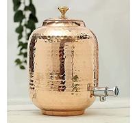 WW Will and Weaves Distributeur d'eau par gravité en cuivre avec robinet, 4 litres, couleur cuivre