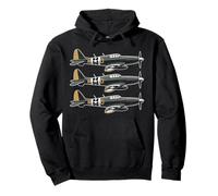 WW2 Fighter Planes Tshirt B-17 P51 Mustang F4U Corsair Sweat à Capuche