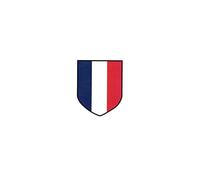 WW2 Français des Volontaires de II Casque Autocollant Transfert de l'eau pour M35/M38/M40/M42